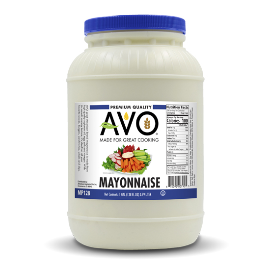 avoNEWlogo-1Gallon-mayonnaise-regular AVO 1 GALLON MAYONNAISE REGULAR